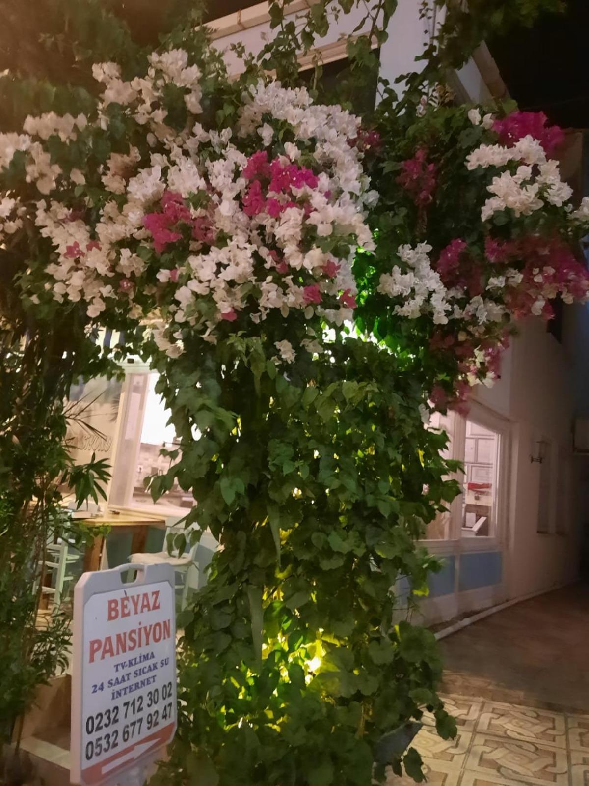 Çeşme Beyaz Apart Pansiyon מראה חיצוני תמונה